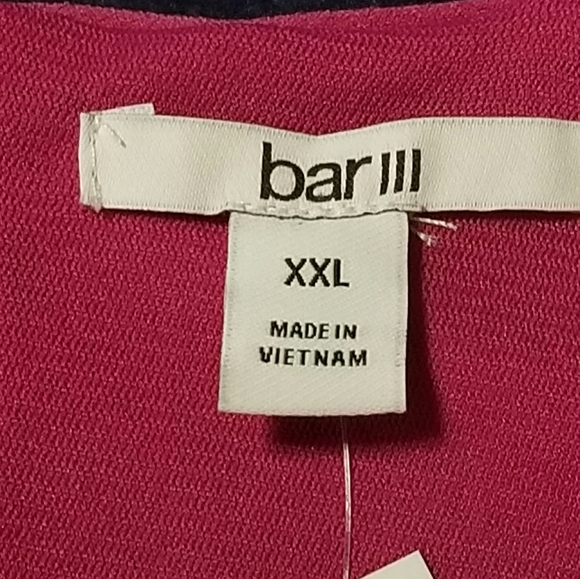 Bar III Zip Back Halter Top - Picture 6 of 9